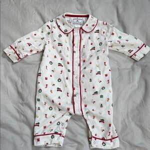 Petite Plume Holiday Pajamas 
Sz 6-12 mos